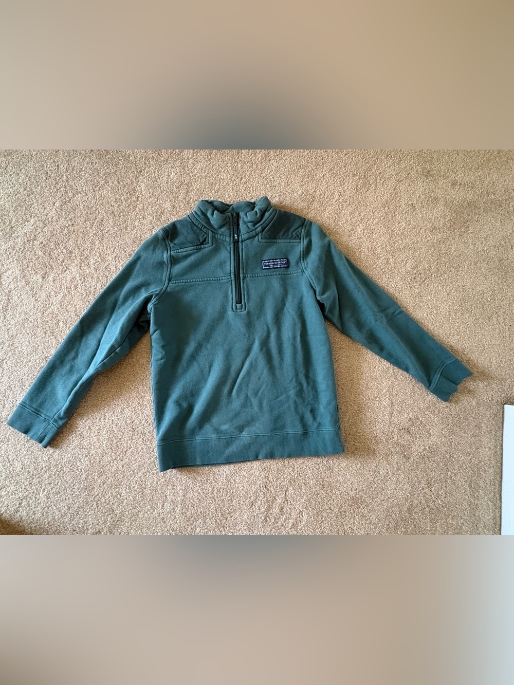 Vineyard Vines Green Half-Zip Pullover